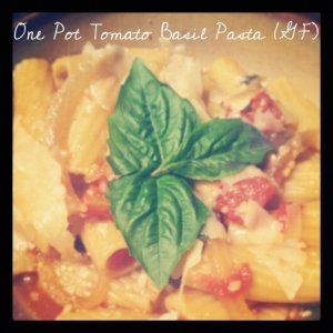 One Pot Tomato Basil Pasta