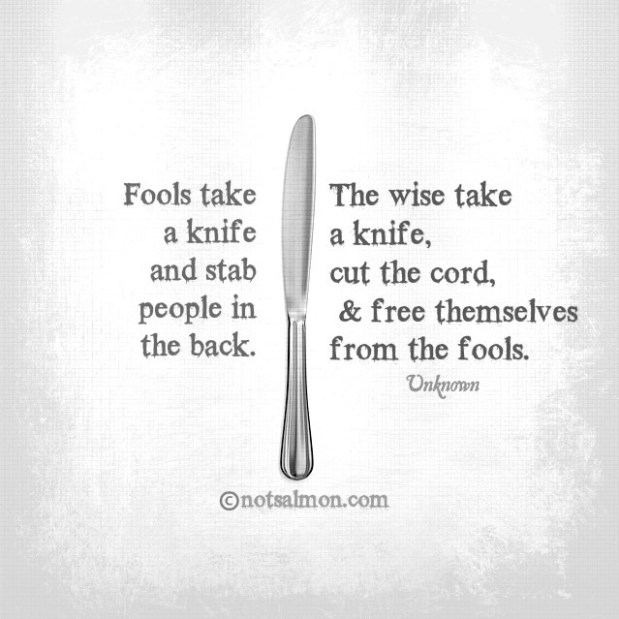 free yourself from fools